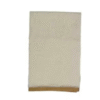 Safawala Off-White Solid Safa Cloth with Golden Border | Traditional Indian Wedding Fabric