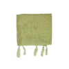 Safawala Light Green Solid Safa Cloth with Tassels | Traditional Indian Wedding Fabric