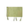 Safawala Light Green Solid Safa Cloth with Tassels | Traditional Indian Wedding Fabric