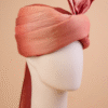 Dusty Rose Feta Wedding Barati Safa Pagdi Turban | Traditional Indian Guest Wedding Accessory