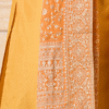 Safawala Mustard Yellow Feta Safa | Wedding Pagdi Turban with Embroidered Stole for Groom