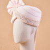 Safawala Light Pink Embroidered Barati Safa Feta Pagdi | Guest Turban Wedding Accessory