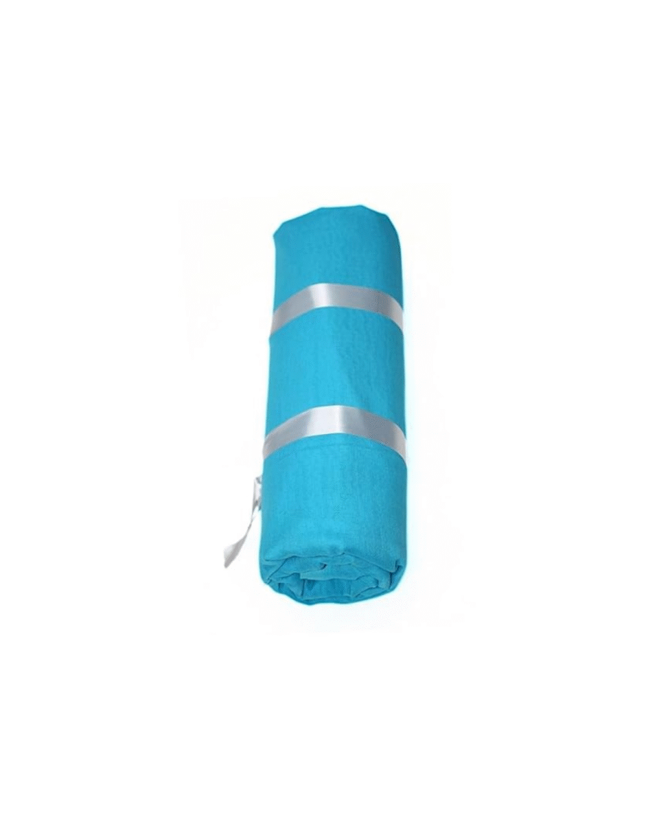 Safawala Sky Blue Solid Safa Cloth Roll | Traditional Indian Wedding Fabric