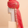 Safawala Red Wedding Barati Safa Feta Pagdi | Guest Turban Wedding Accessory