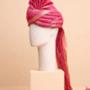 Multitone Pink Wedding Barati Safa Pagdi Turban | Traditional Indian Guest Wedding Accessory