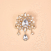 Safawala Pearl Drop Crystal Brooches | Groom Turban Pagdi Sherwani Wedding Accessory