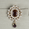 Safawala Green Stone Pearl Brooches | Groom Sherwani Turban Pagdi Wedding Accessory