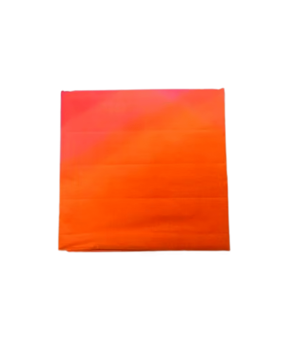Safawala Orange Pink Ombre Safa Cloth | Traditional Indian Wedding Fabric