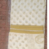 Safawala Ivory Brocade Safa Cloth with Paisley Motifs & Ornate Border | Traditional Indian Wedding Fabric