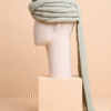 Sage Green Feta Wedding Barati Safa Pagdi Turban | Traditional Indian Guest Wedding Accessory